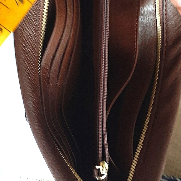 MICHAEL KORS WALLET WRISTLET CLUTCH LEATHER - Picture 11 of 11